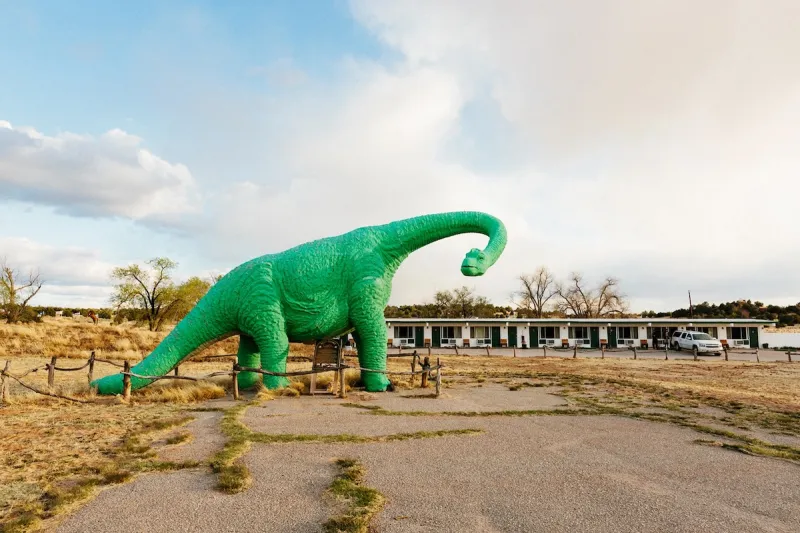 My Dad Said 'It's Just Five Minutes Off the Highway' and That's How I Met the World's Saddest Dinosaur